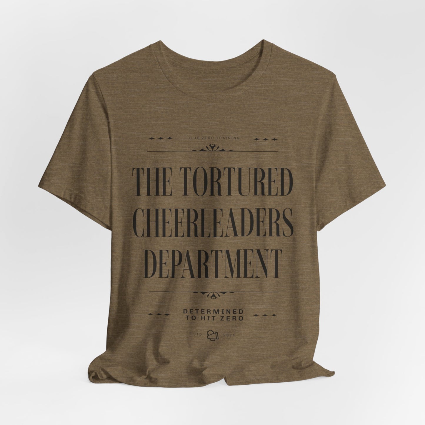 Cheer Tee - The Tortured Cheerleaders Department Cheerleading T-Shirt