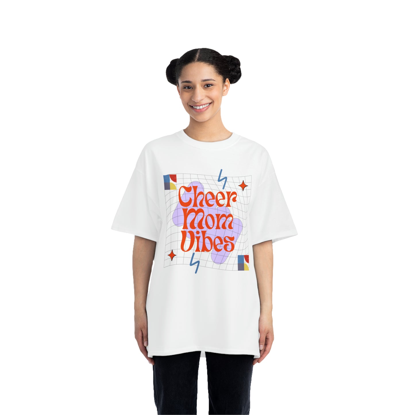 Cheer Mom Tee - 90's Vibes Cheer Mama T-Shirt