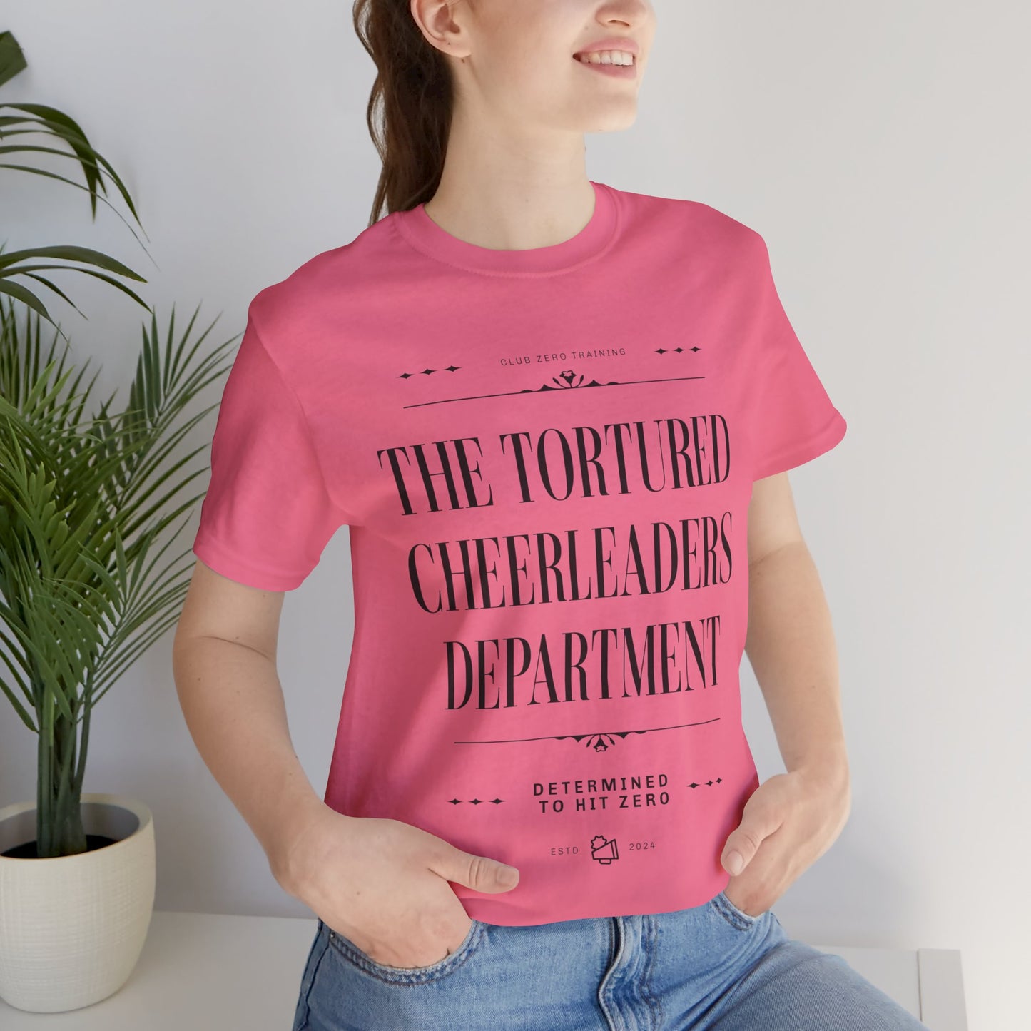 Cheer Tee - The Tortured Cheerleaders Department Cheerleading T-Shirt