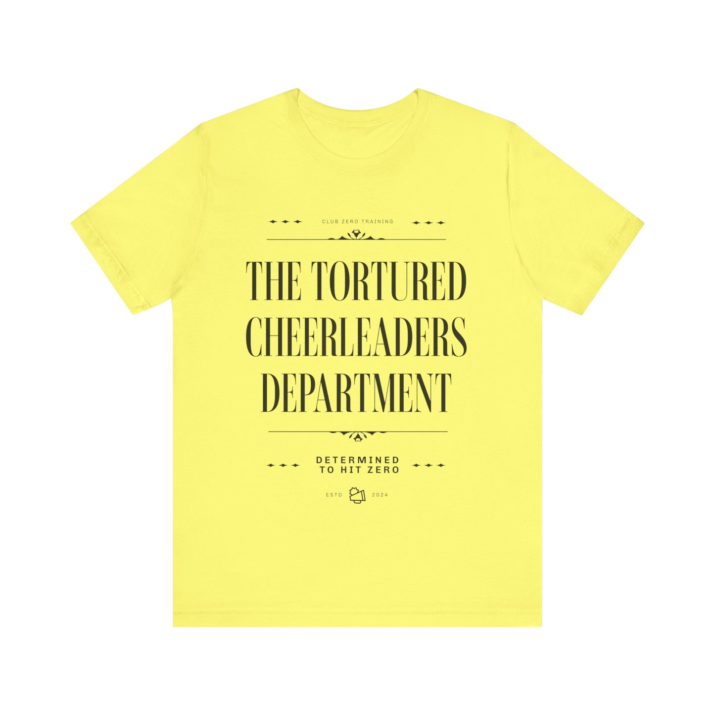 Cheer Tee - The Tortured Cheerleaders Department Cheerleading T-Shirt
