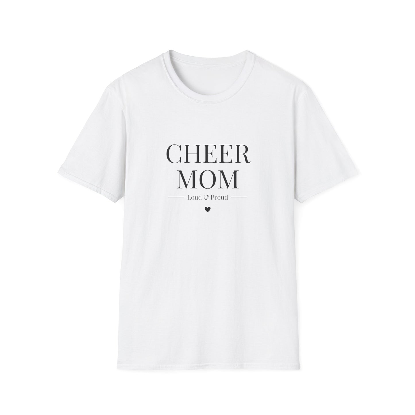 Cheer Mom Tee - Classic Cheerleading Mama T-Shirt