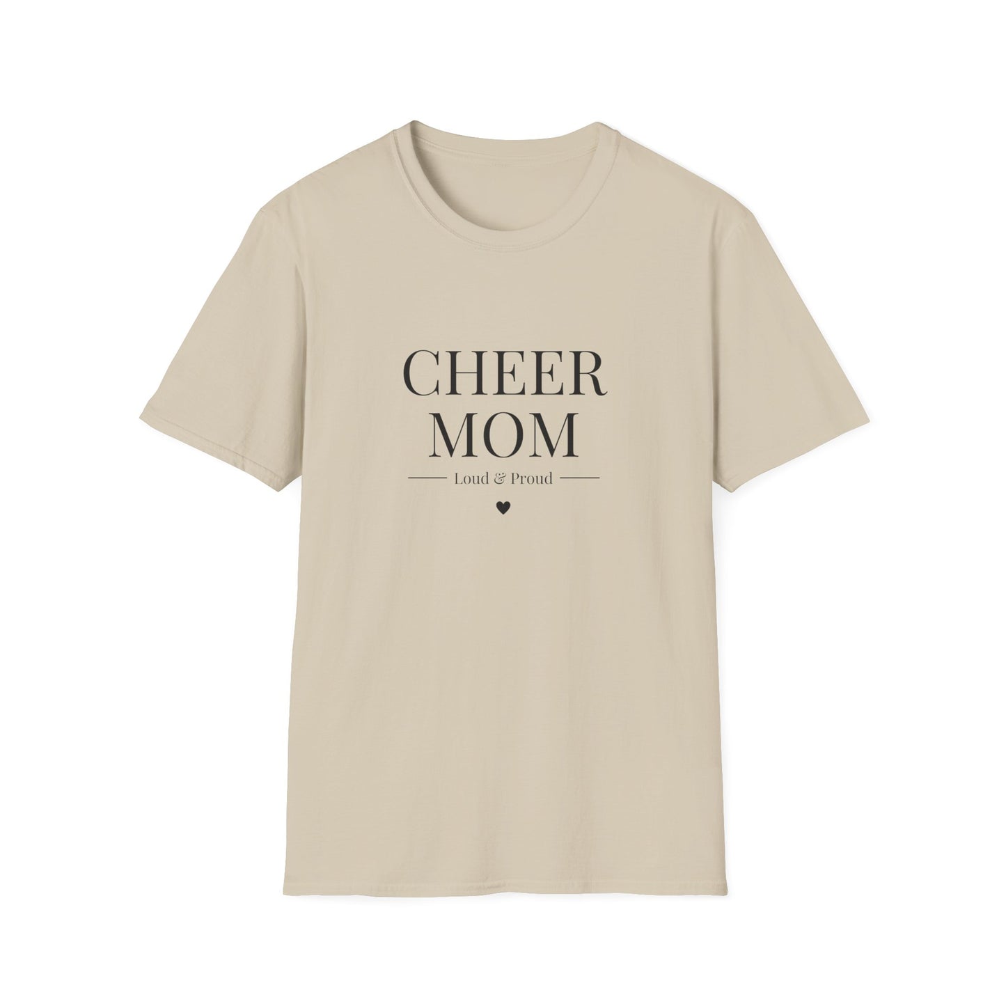 Cheer Mom Tee - Classic Cheerleading Mama T-Shirt