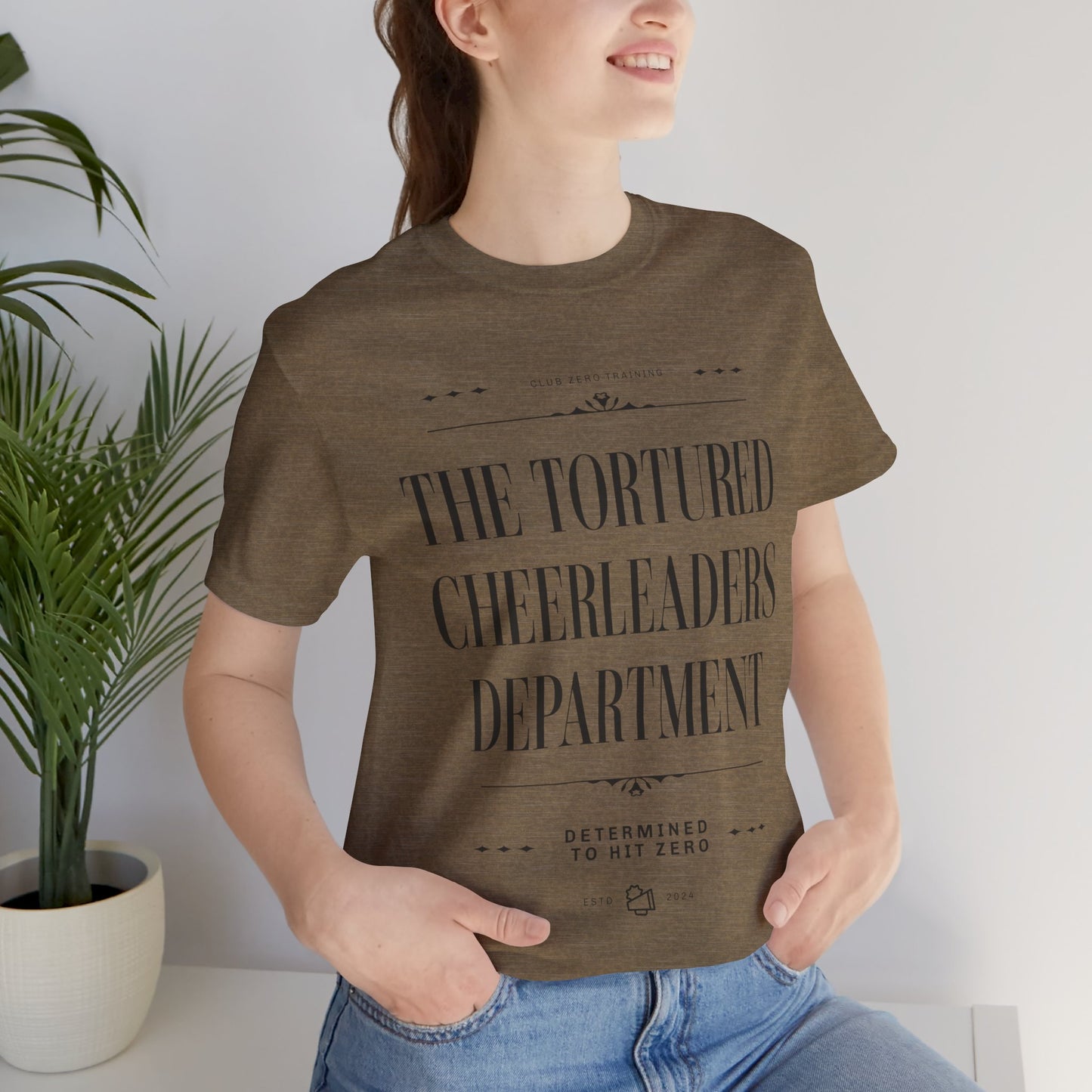 Cheer Tee - The Tortured Cheerleaders Department Cheerleading T-Shirt