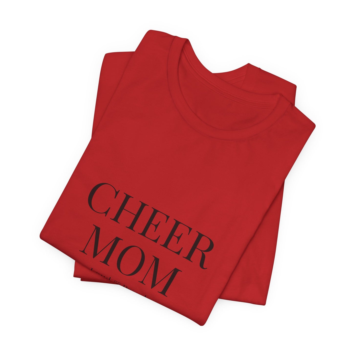 Classic Cheerleading Mama T-Shirt | Cheer Mom Gift | Cheerleading Mom Tee