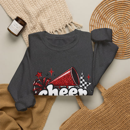 Cheer Dad Glitter Crewneck Sweatshirt