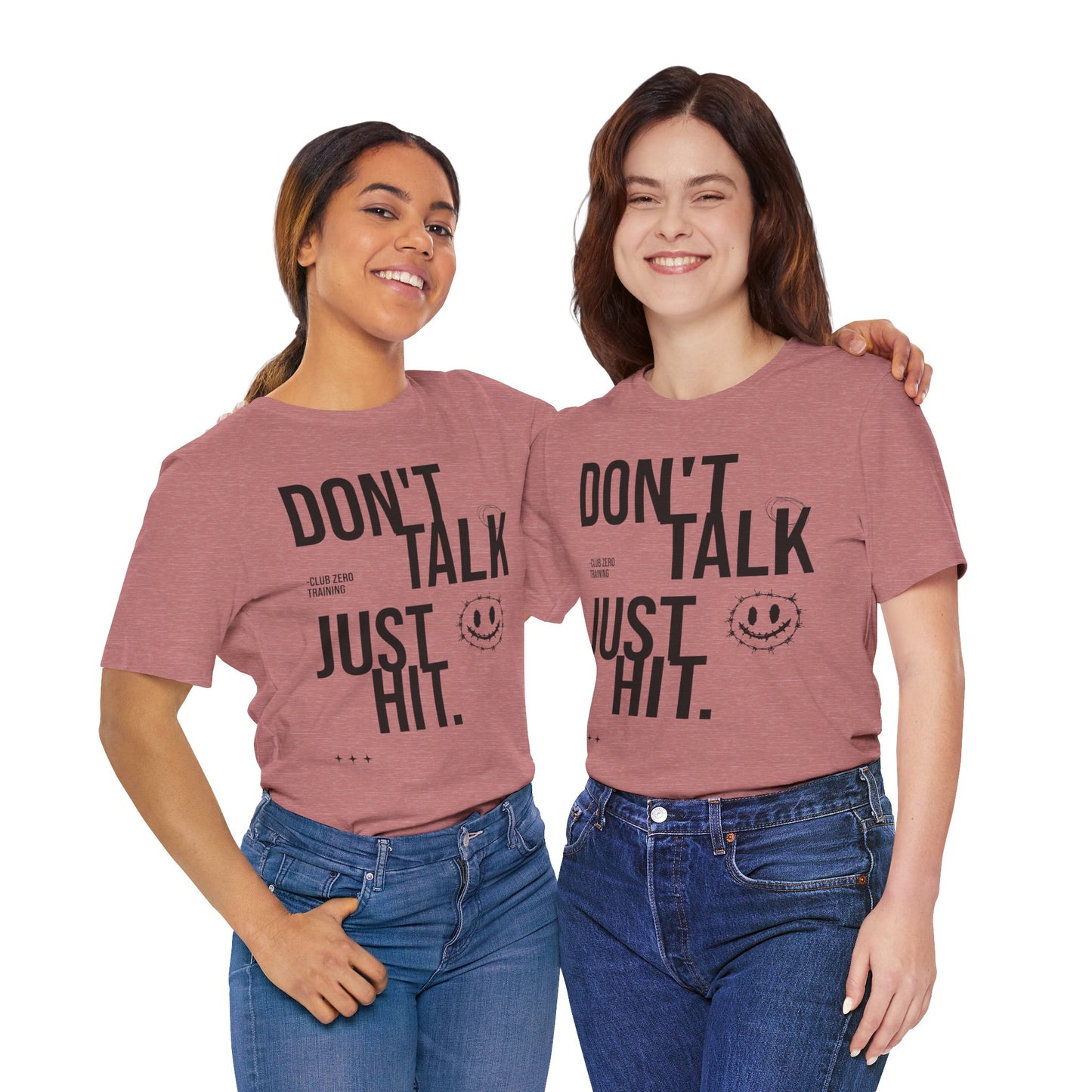 Cheer Tee - Don't Talk Just Hit Cheerleading T-Shirt