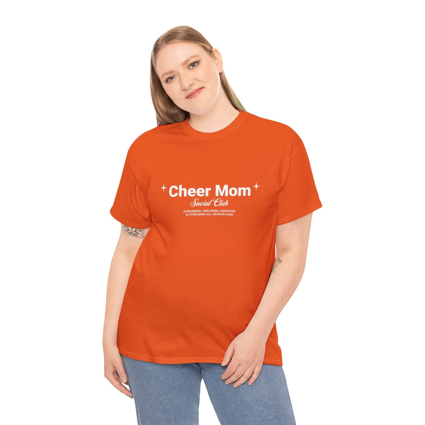 Cheer Mom Tee - Cheer Mom Social Club T-Shirt For Women