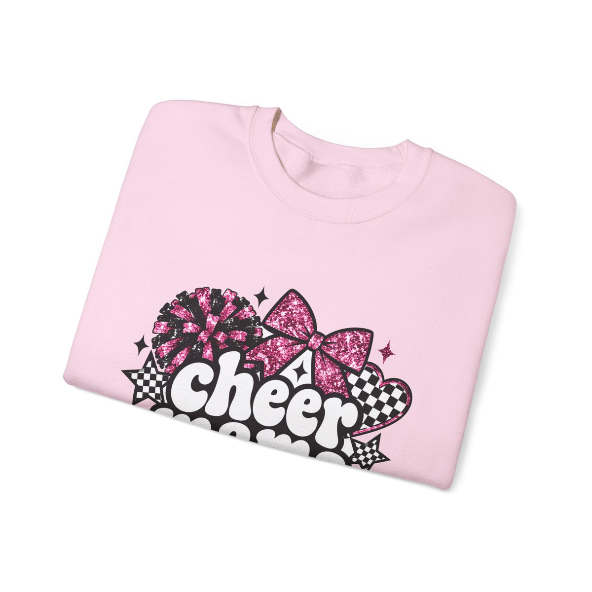 Cheer Mama Glitter Crewneck Sweatshirt