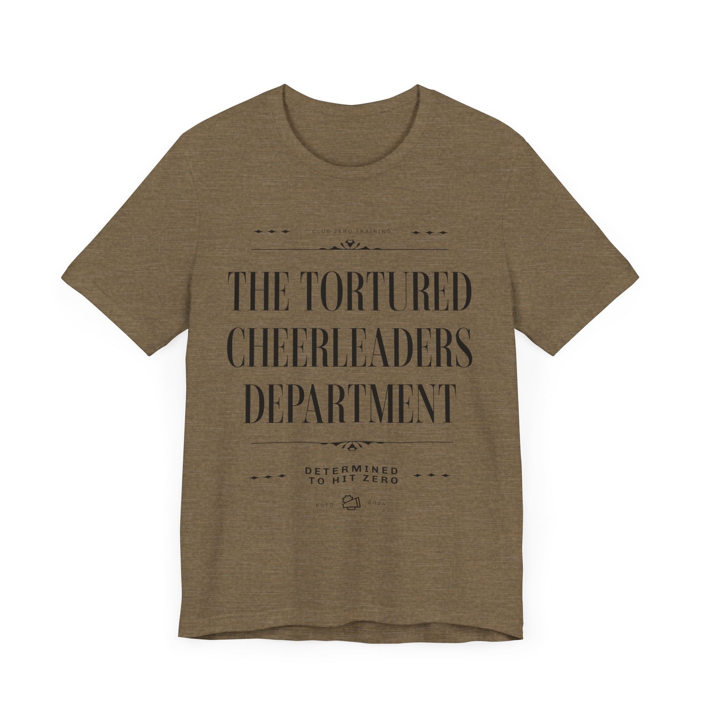 Cheer Tee - The Tortured Cheerleaders Department Cheerleading T-Shirt