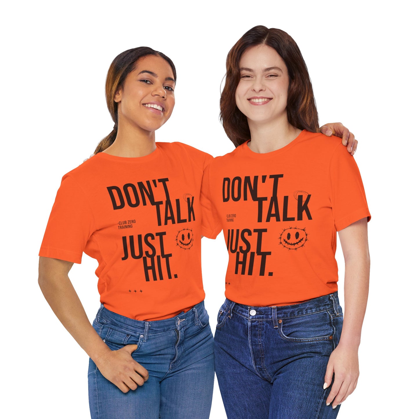 Cheer Tee - Don't Talk Just Hit Cheerleading T-Shirt