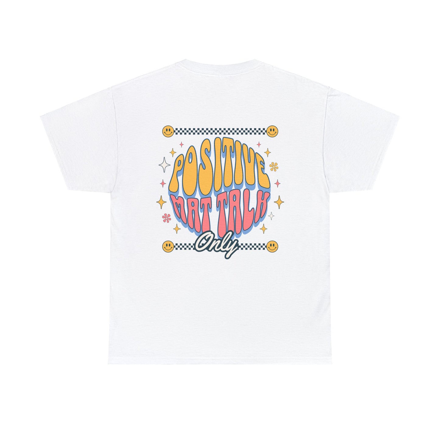 Groovy Positive Mat Talk Only Cheer Tee For Women