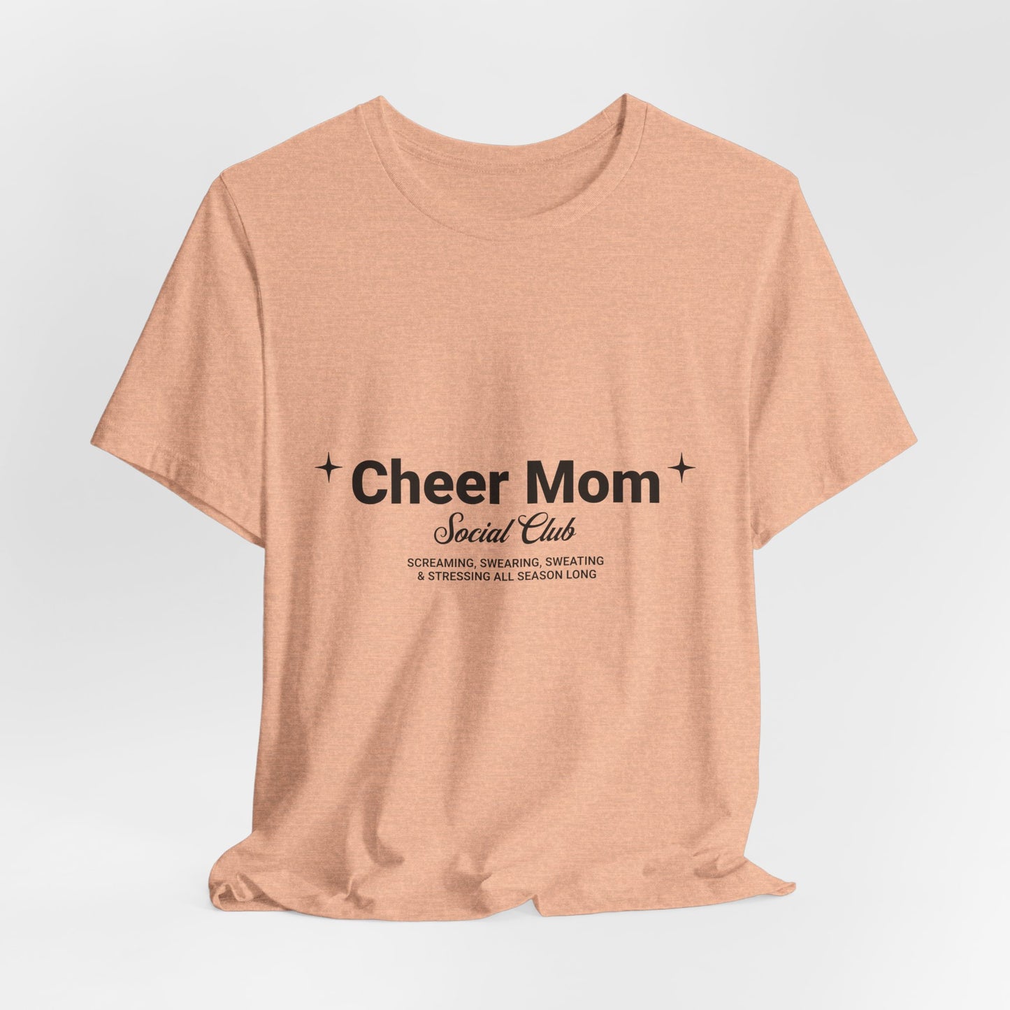 Cheer Mom Social Club T-Shirt | Cheerleading Mom Gift | Competition Tee