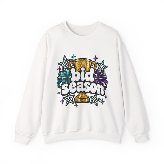 Bid Season Glitter Crewneck Sweatshirt
