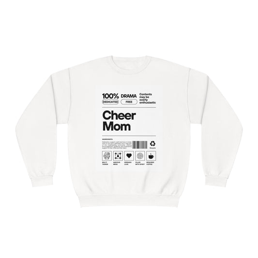 Cheer Mom Sweatshirt - Cheer Mom Label Women's Crewneck