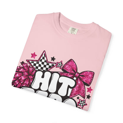 Hit Zero Glitter Cheer Tee | Comfort Colors