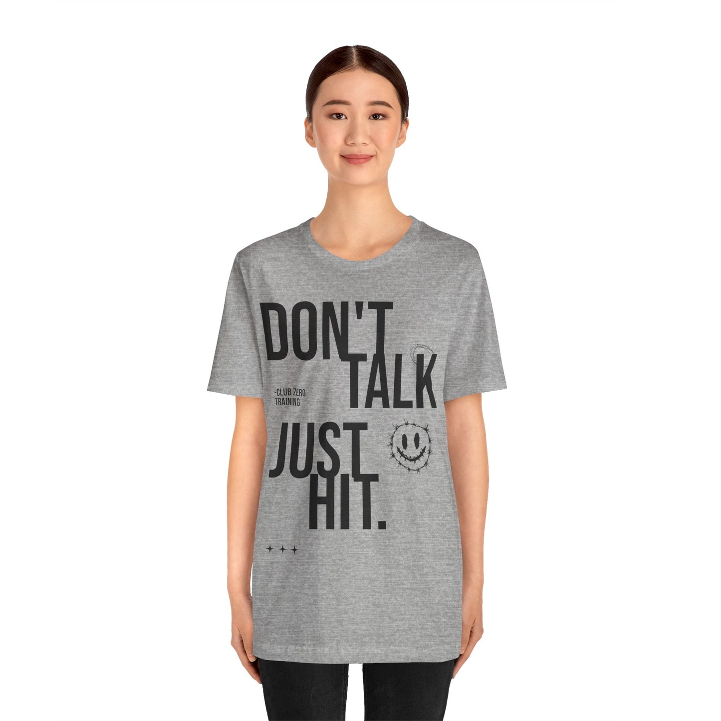 Cheer Tee - Don't Talk Just Hit Cheerleading T-Shirt