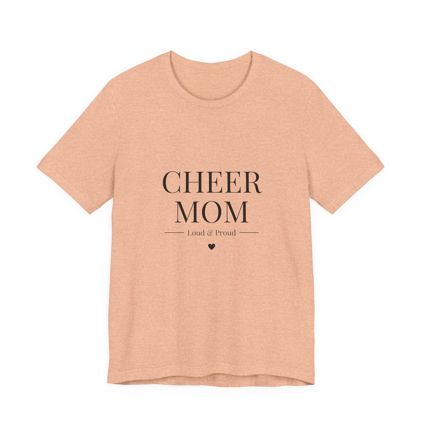 Classic Cheerleading Mama T-Shirt | Cheer Mom Gift | Cheerleading Mom Tee