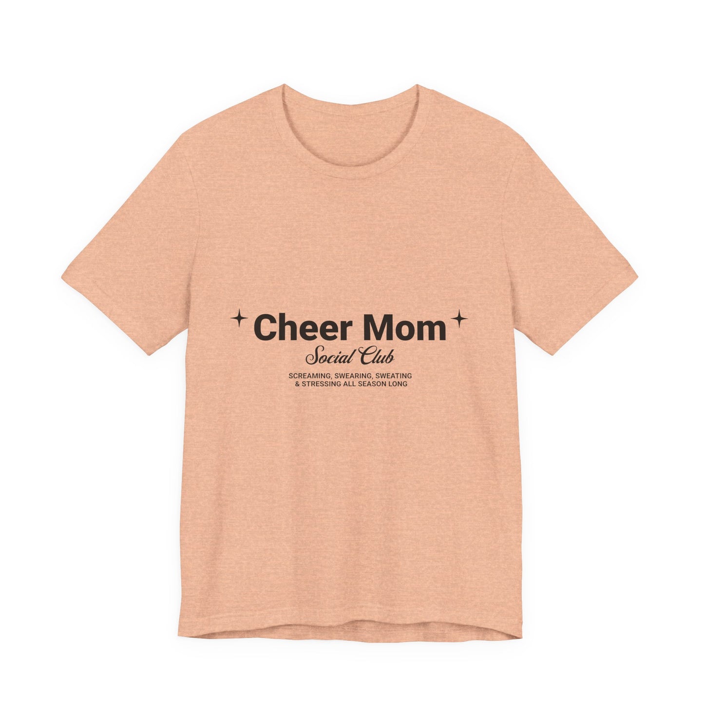 Cheer Mom Social Club T-Shirt | Cheerleading Mom Gift | Competition Tee