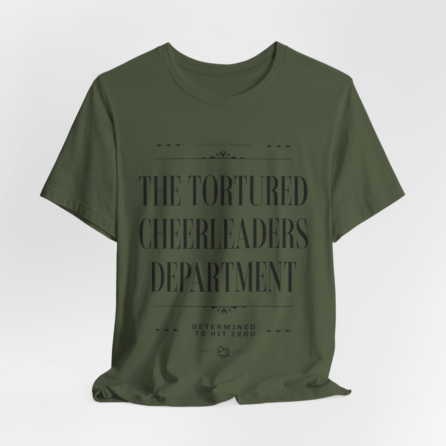 Cheer Tee - The Tortured Cheerleaders Department Cheerleading T-Shirt