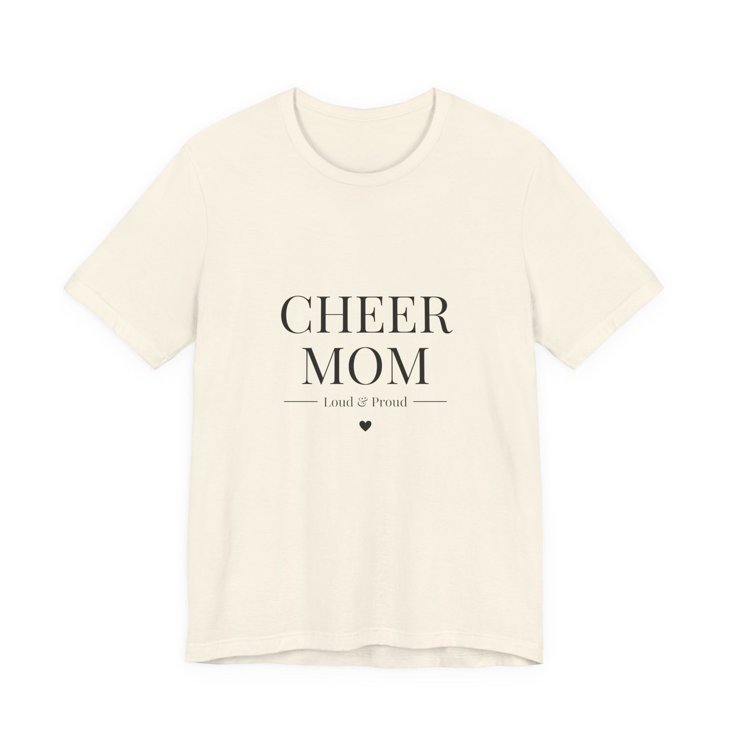 Classic Cheerleading Mama T-Shirt | Cheer Mom Gift | Cheerleading Mom Tee