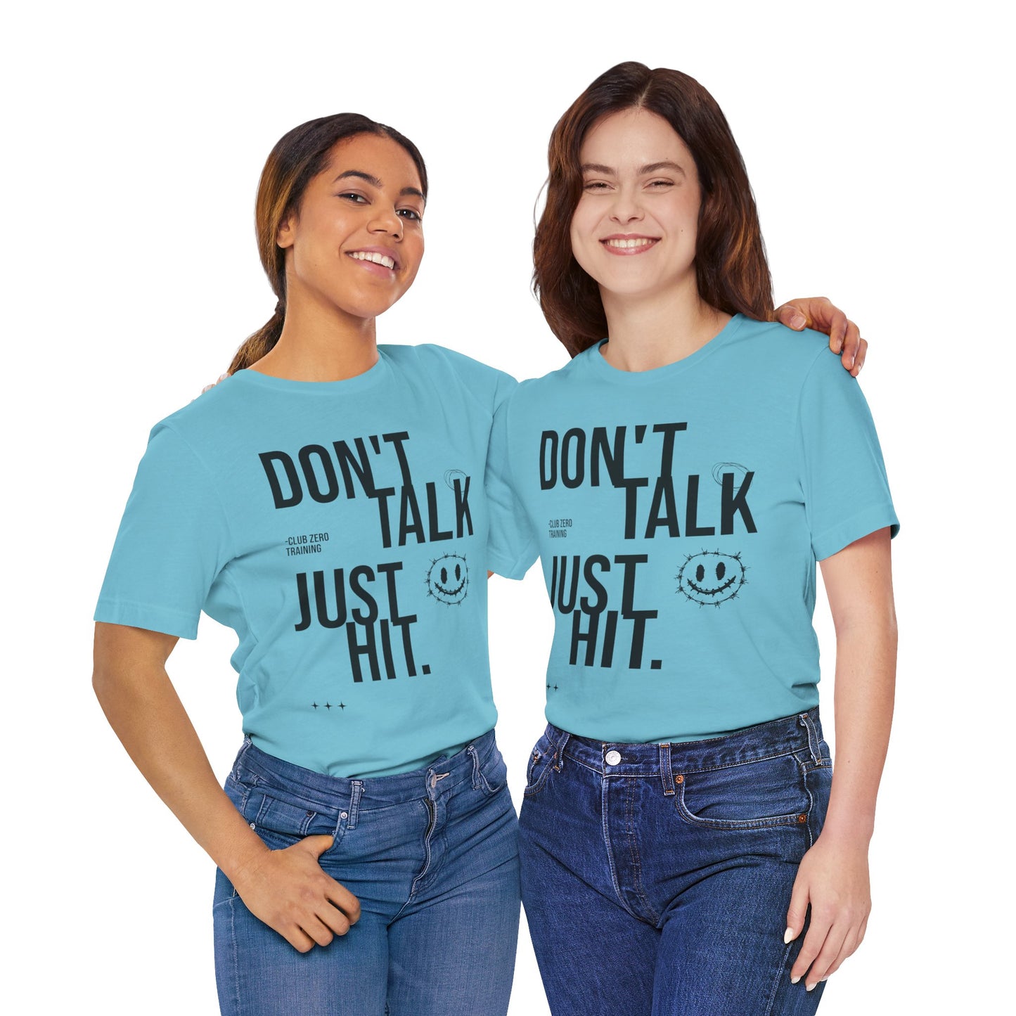 Cheer Tee - Don't Talk Just Hit Cheerleading T-Shirt