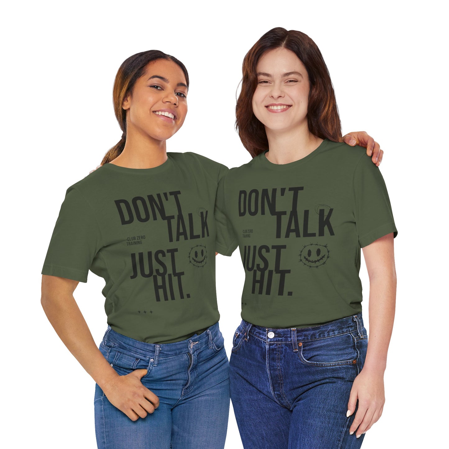 Cheer Tee - Don't Talk Just Hit Cheerleading T-Shirt