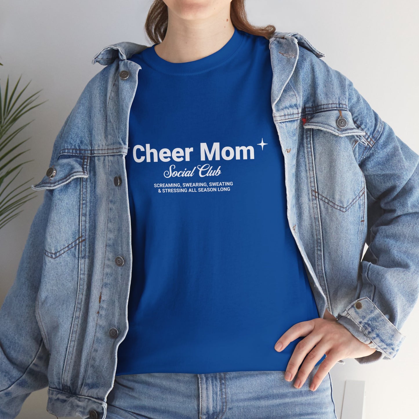 Cheer Mom Tee - Cheer Mom Social Club T-Shirt For Women