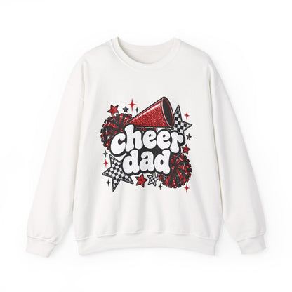 Cheer Dad Glitter Crewneck Sweatshirt
