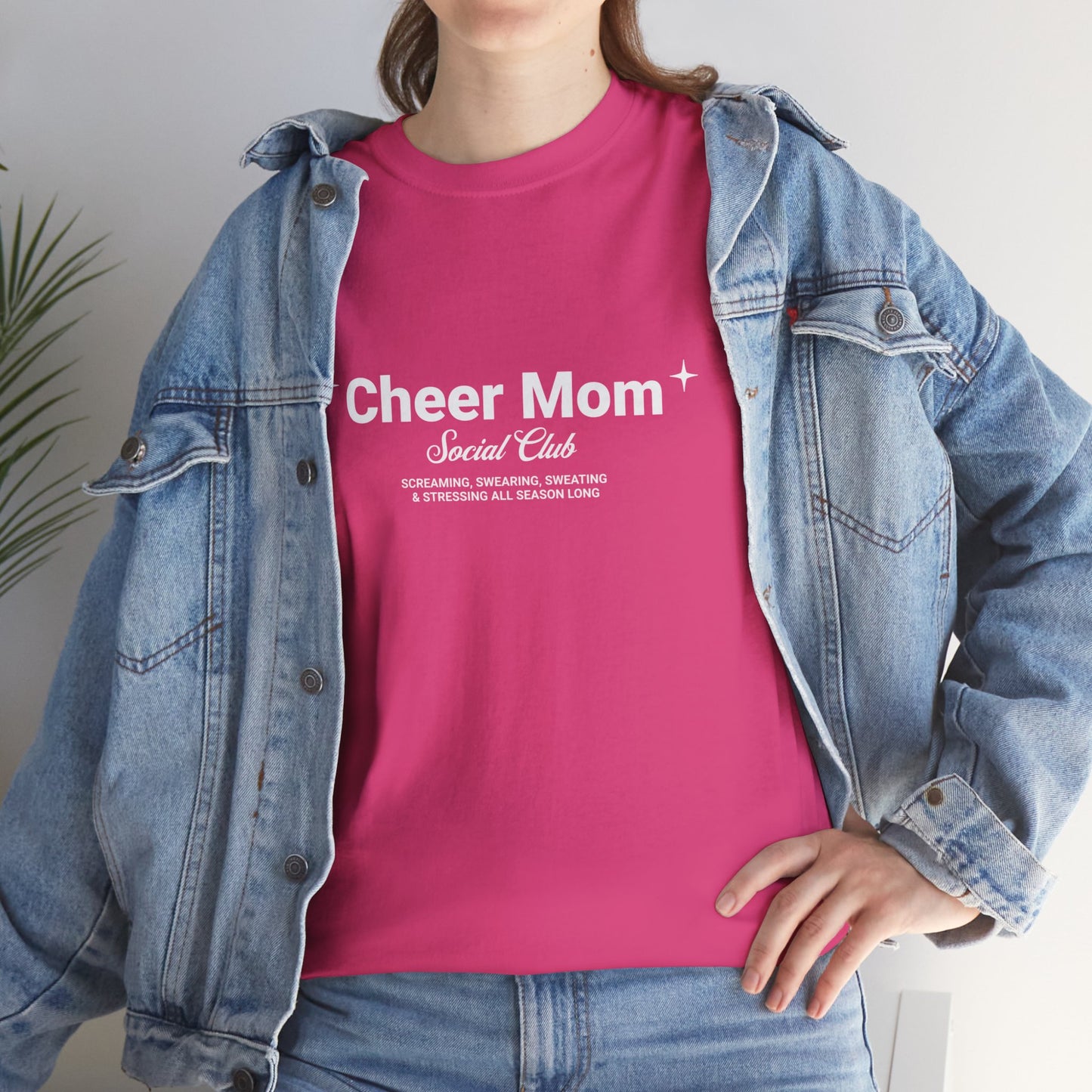 Cheer Mom Tee - Cheer Mom Social Club T-Shirt For Women