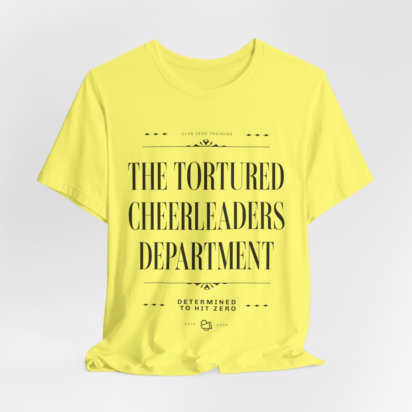 Cheer Tee - The Tortured Cheerleaders Department Cheerleading T-Shirt