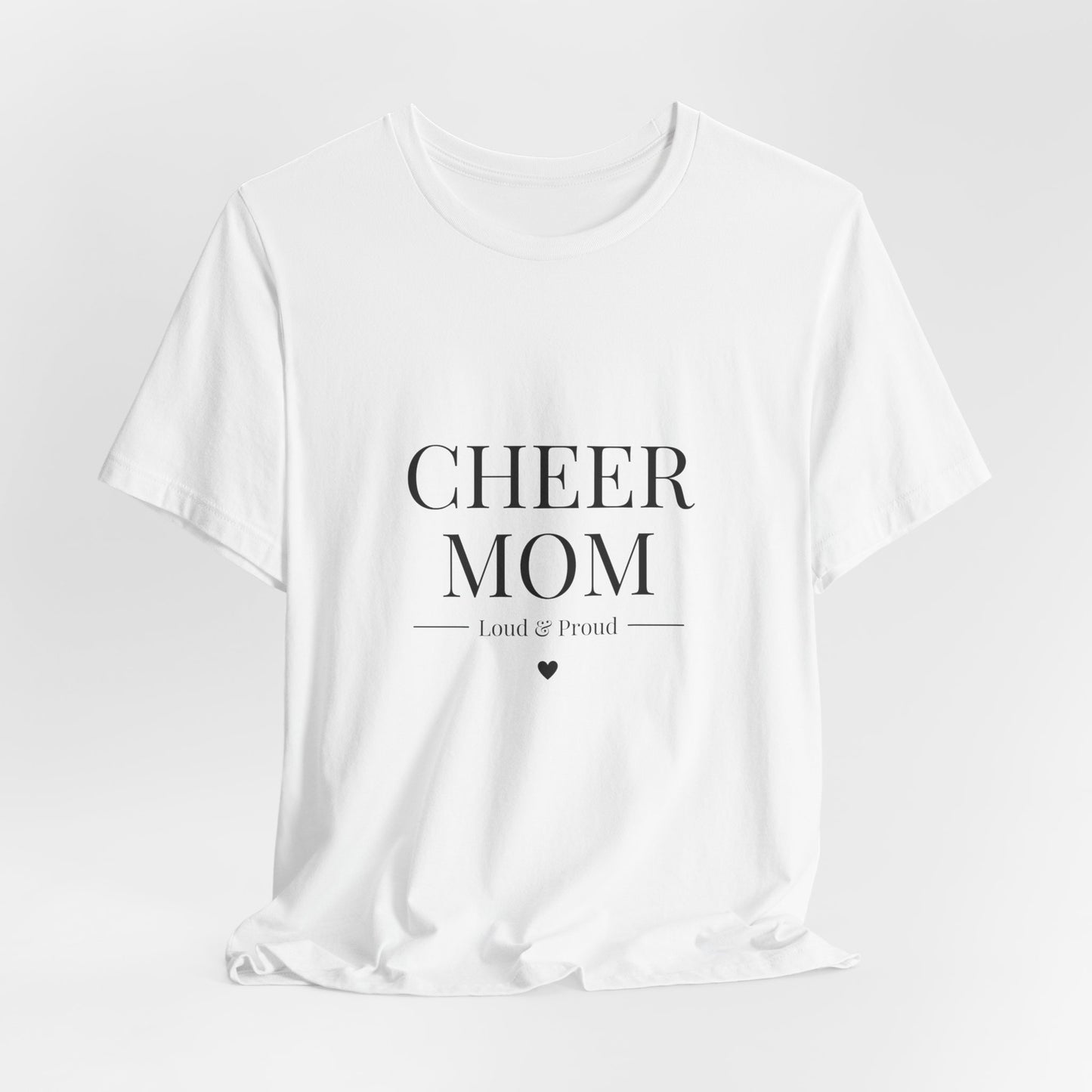 Classic Cheerleading Mama T-Shirt | Cheer Mom Gift | Cheerleading Mom Tee