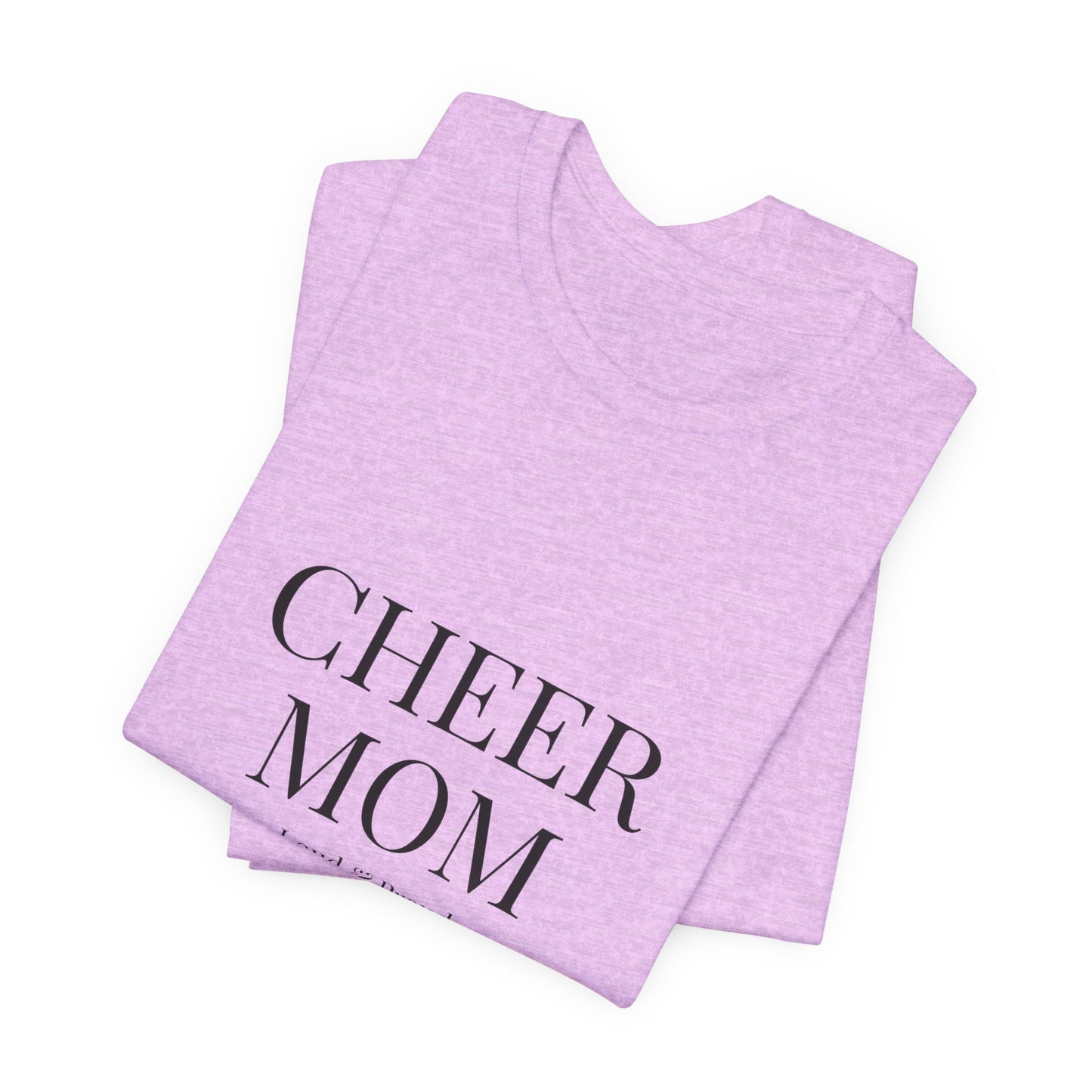 Classic Cheerleading Mama T-Shirt | Cheer Mom Gift | Cheerleading Mom Tee
