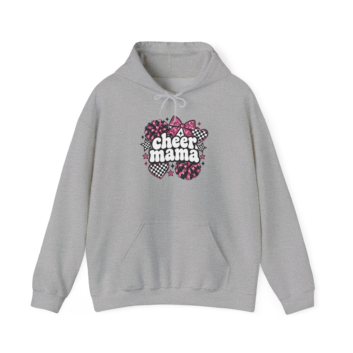 Cheer Mama Glitter Hoodie