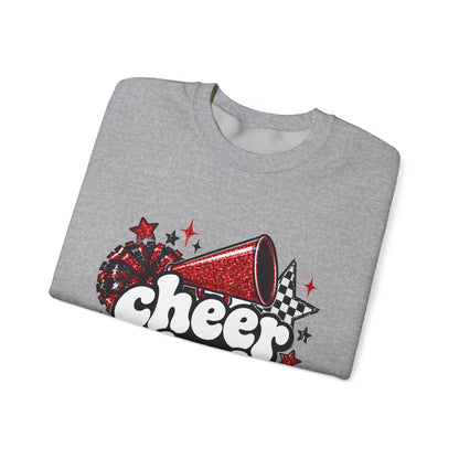 Cheer Dad Glitter Crewneck Sweatshirt