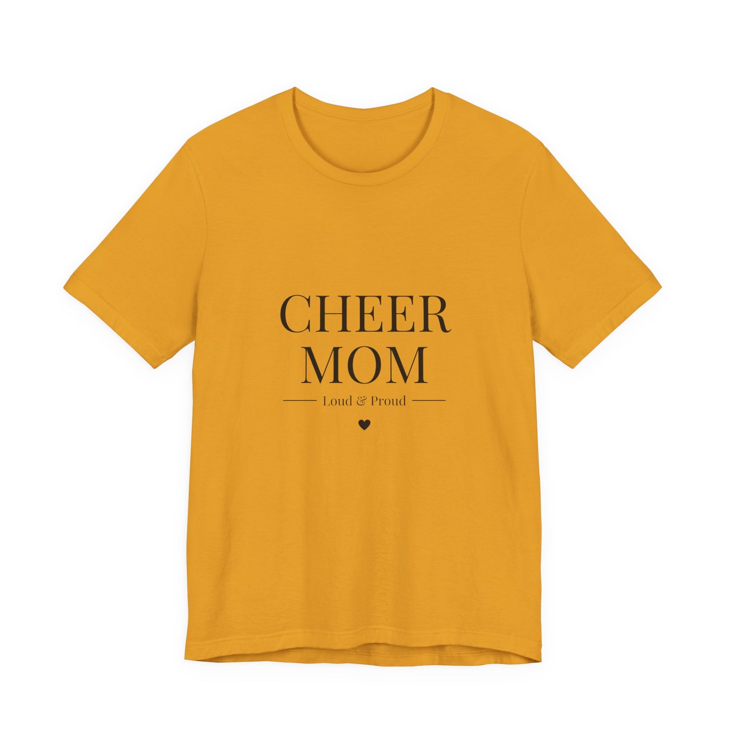 Classic Cheerleading Mama T-Shirt | Cheer Mom Gift | Cheerleading Mom Tee