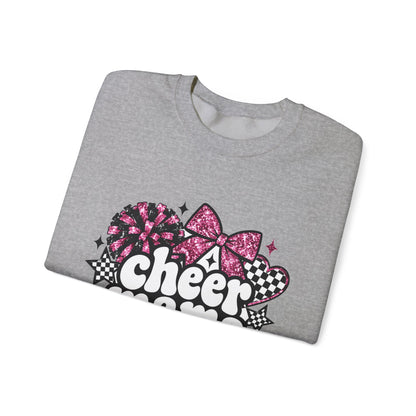 Cheer Mama Glitter Crewneck Sweatshirt