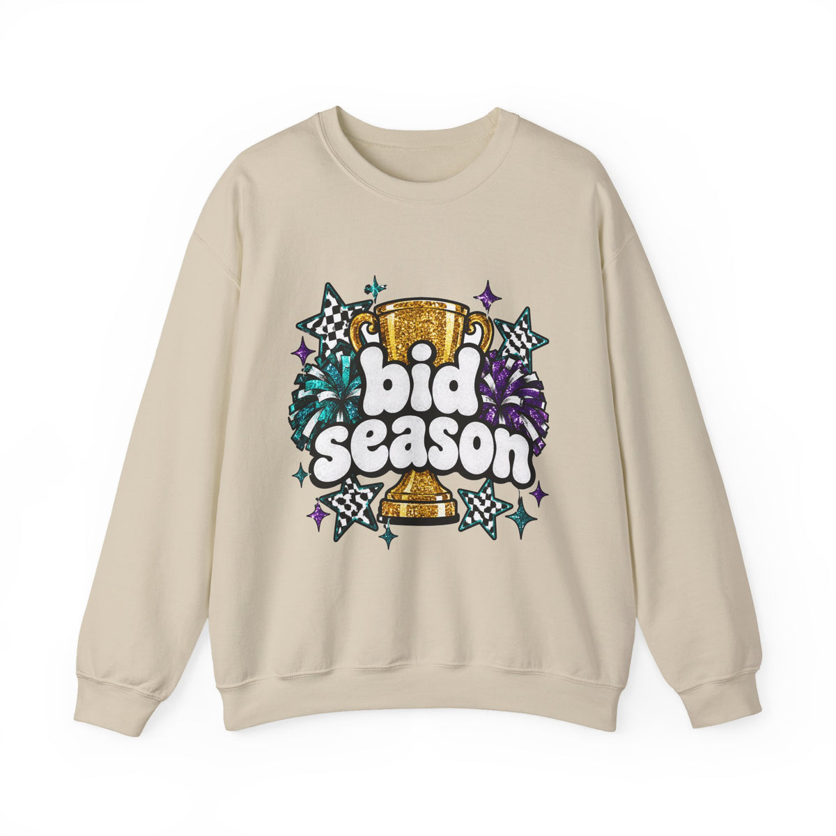 Bid Season Glitter Crewneck Sweatshirt