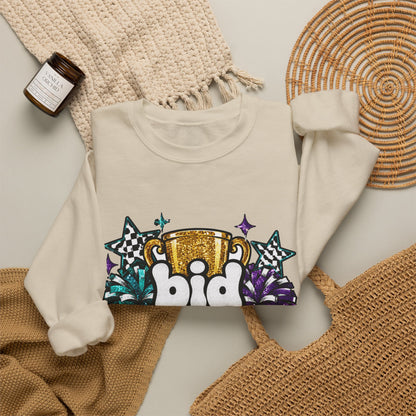 Bid Season Glitter Crewneck Sweatshirt