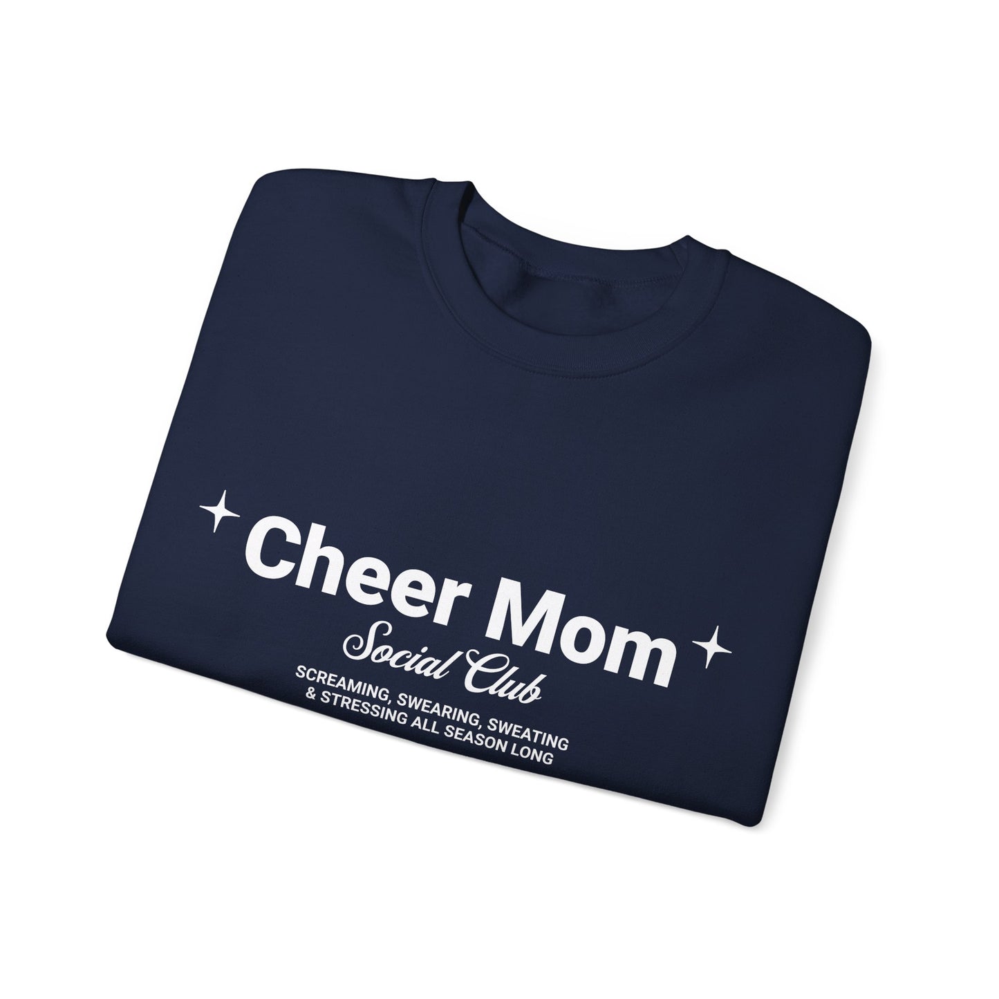 Cheer Mom Sweatshirt - Social Mom Club Crewneck For Women