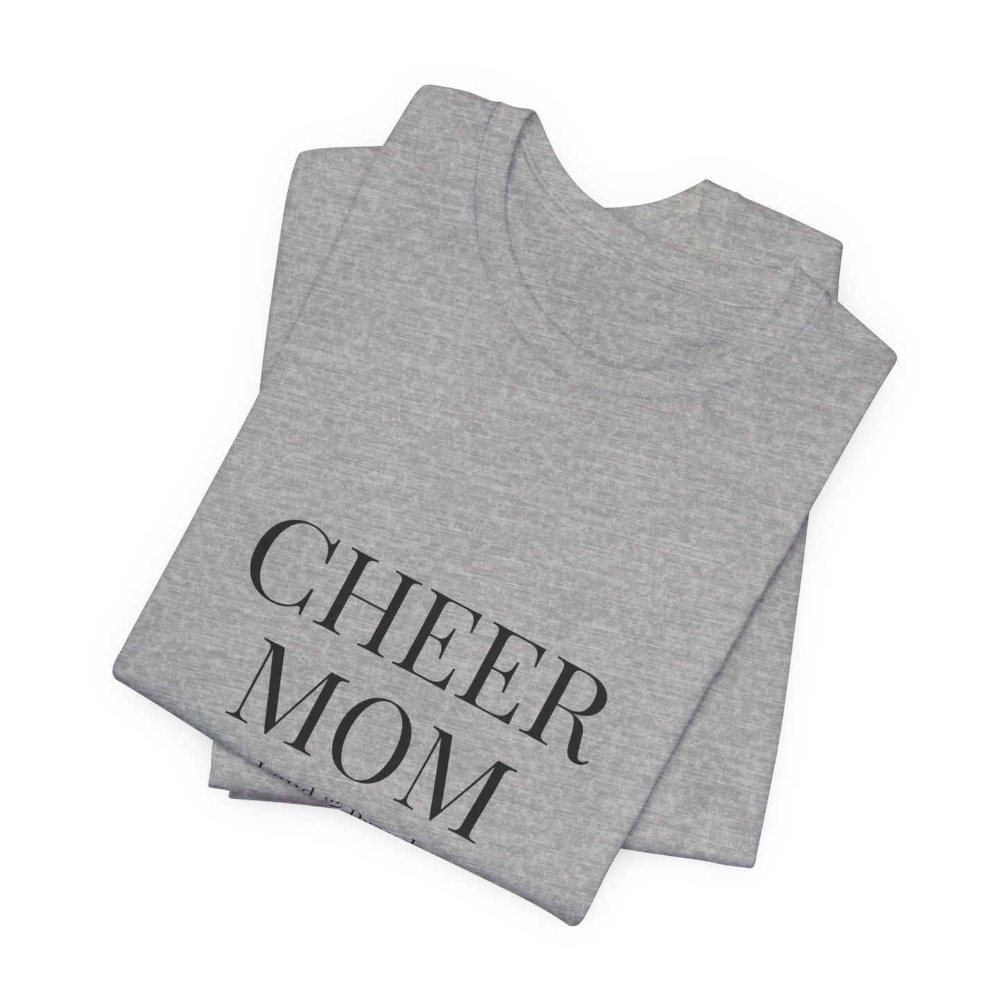 Classic Cheerleading Mama T-Shirt | Cheer Mom Gift | Cheerleading Mom Tee