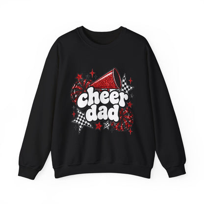 Cheer Dad Glitter Crewneck Sweatshirt