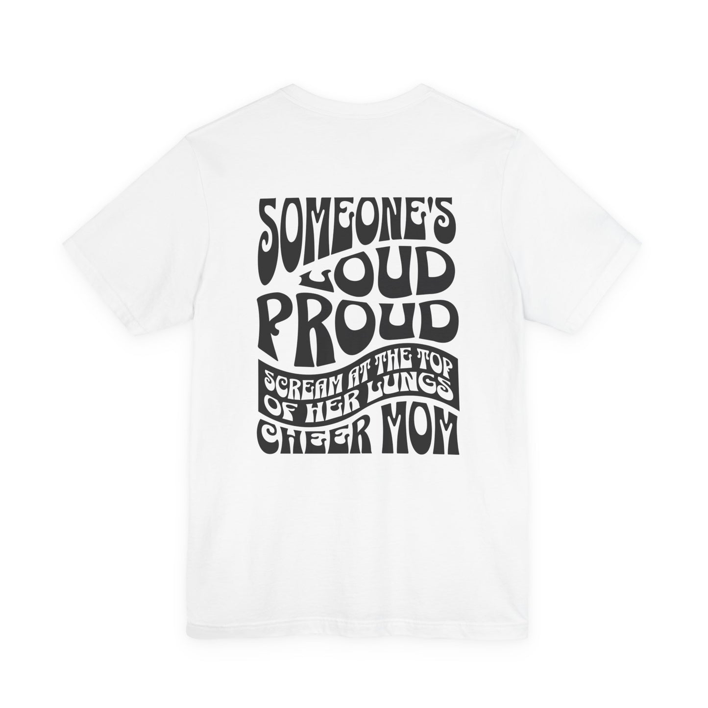 Loud and Proud Cheer Mama T-Shirt | Cheerleading Mom Gift | Competition Mom Tee