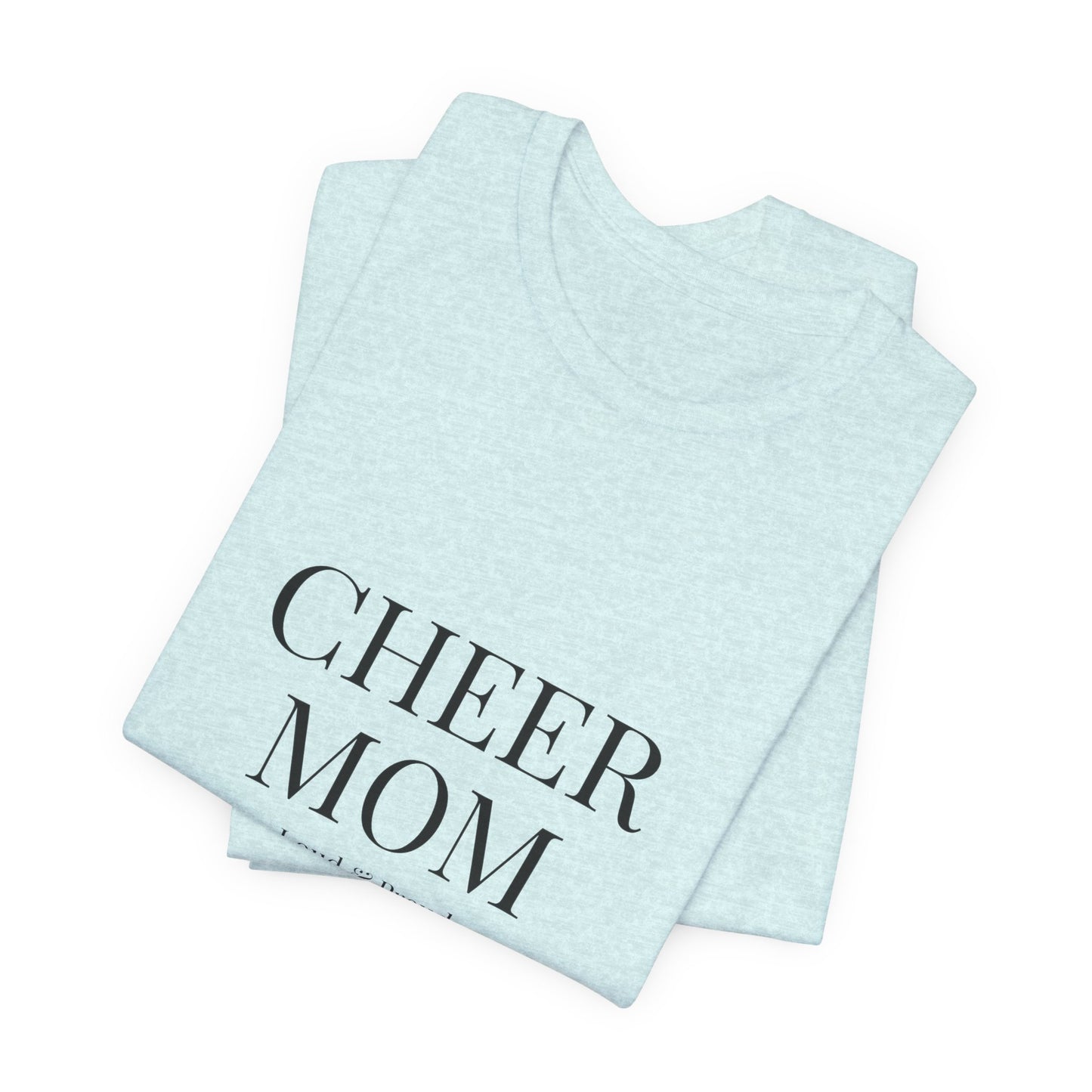 Classic Cheerleading Mama T-Shirt | Cheer Mom Gift | Cheerleading Mom Tee