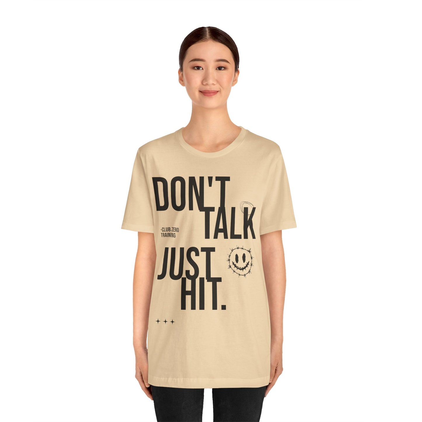 Cheer Tee - Don't Talk Just Hit Cheerleading T-Shirt