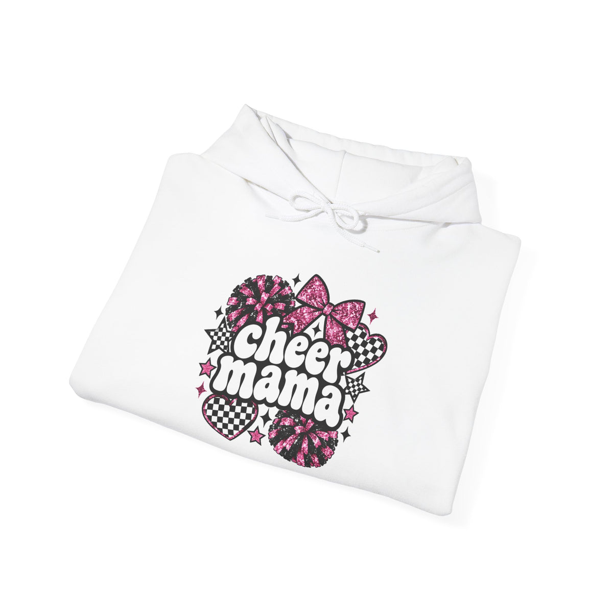 Cheer Mama Glitter Hoodie