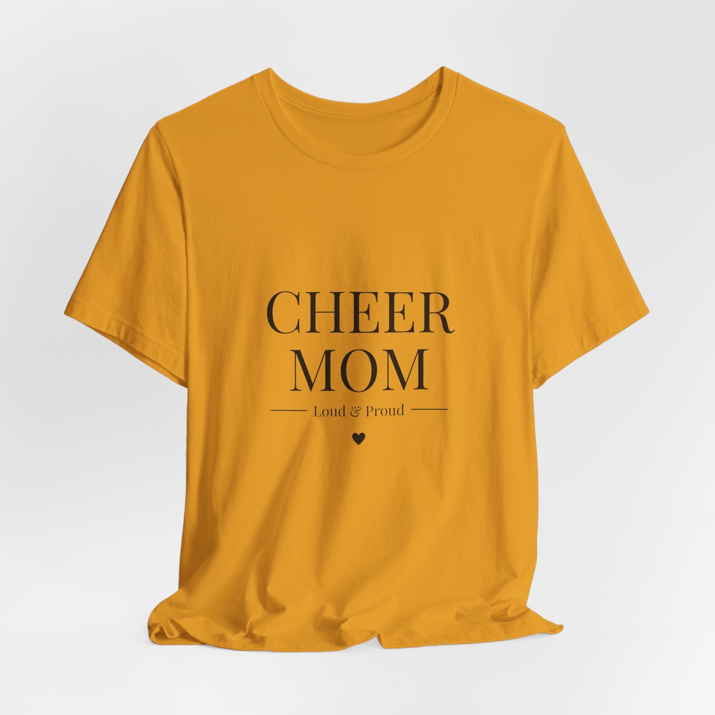 Classic Cheerleading Mama T-Shirt | Cheer Mom Gift | Cheerleading Mom Tee