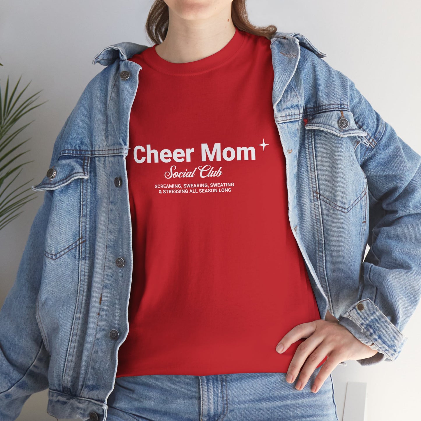 Cheer Mom Tee - Cheer Mom Social Club T-Shirt For Women