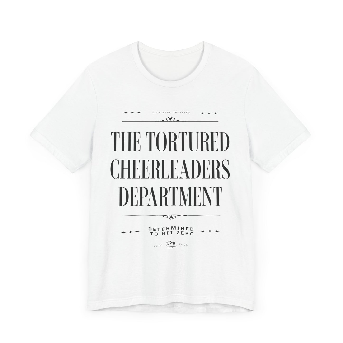 Cheer Tee - The Tortured Cheerleaders Department Cheerleading T-Shirt