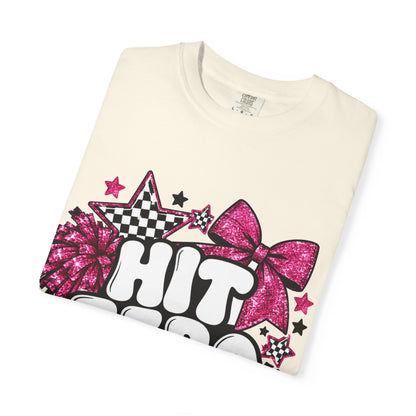 Hit Zero Glitter Cheer Tee | Comfort Colors