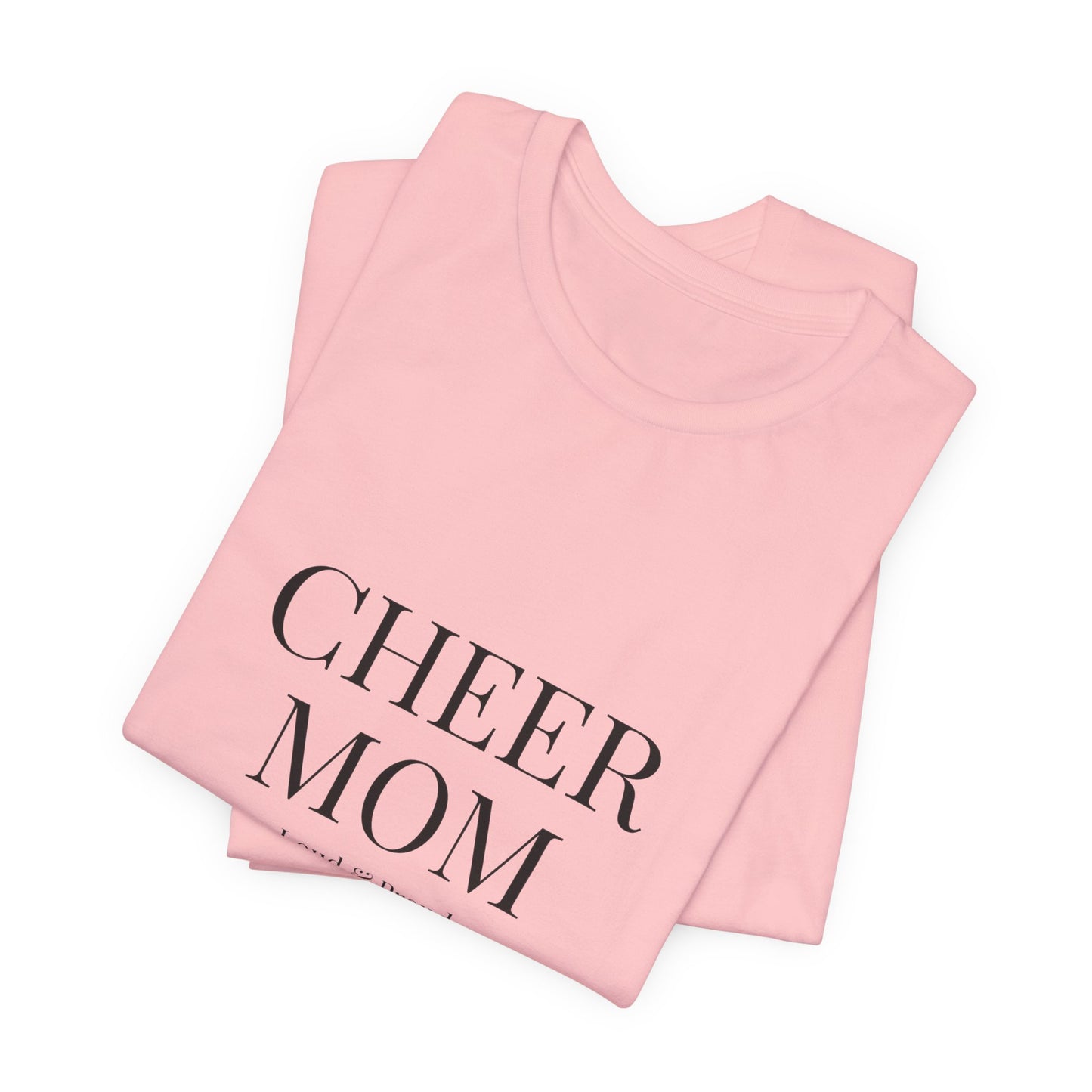 Classic Cheerleading Mama T-Shirt | Cheer Mom Gift | Cheerleading Mom Tee